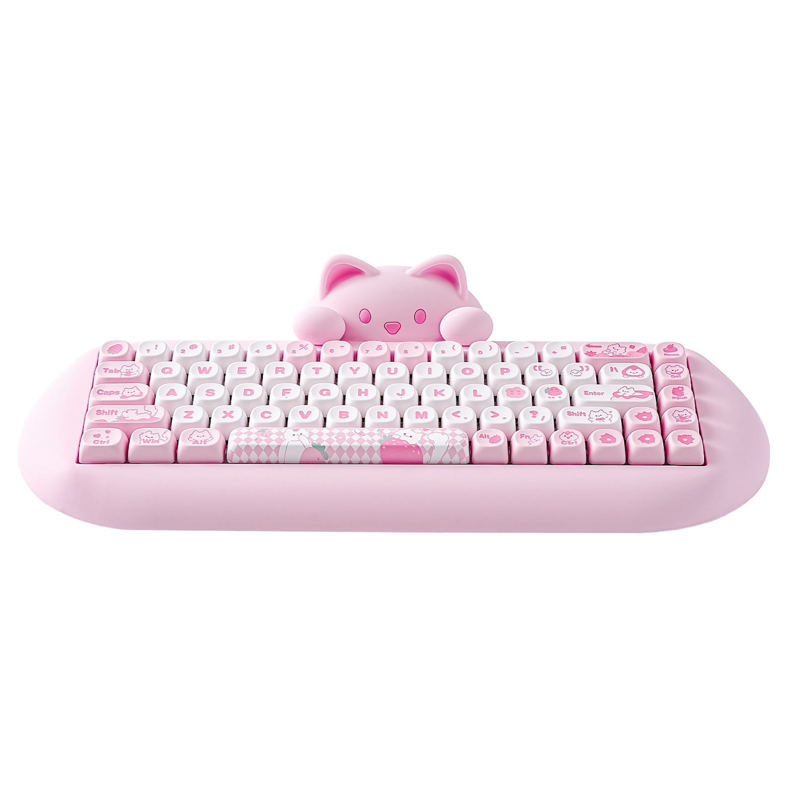 Pc Gaming Pink - YUNZII C68 Pembe 65% Hi-Fi Sevimli