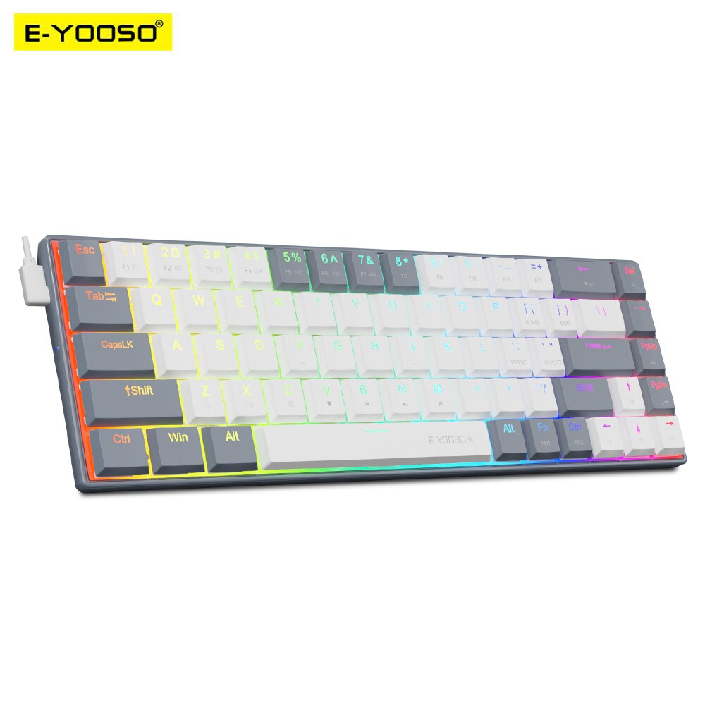 E-YOOSO A68 RGB Mini Ince USB  - Pc Gaming Pink incelemesi ve fiyatı