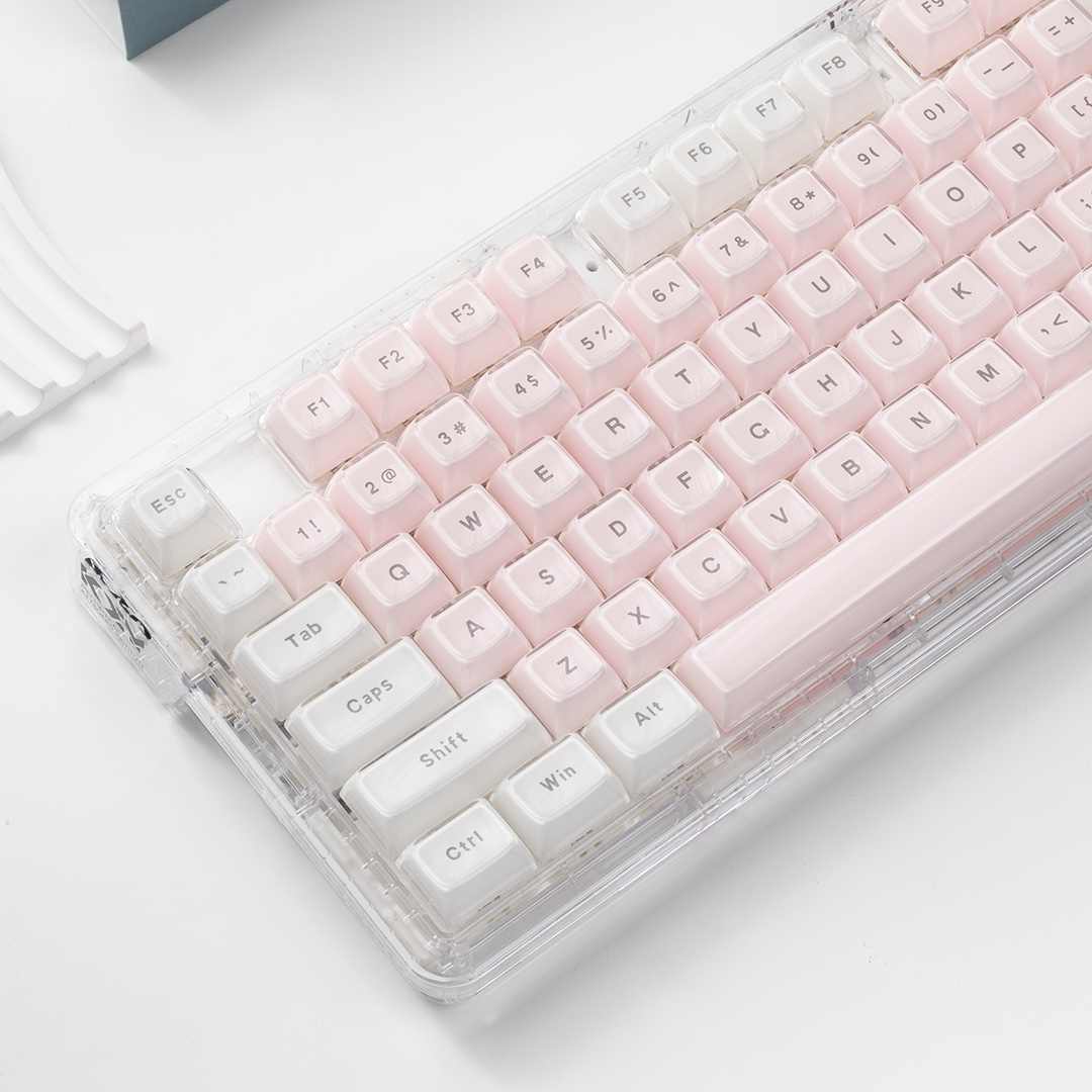 Kristal Şeffaf Tuş Başlıkları  - Pc Gaming Pink incelemesi ve fiyatı