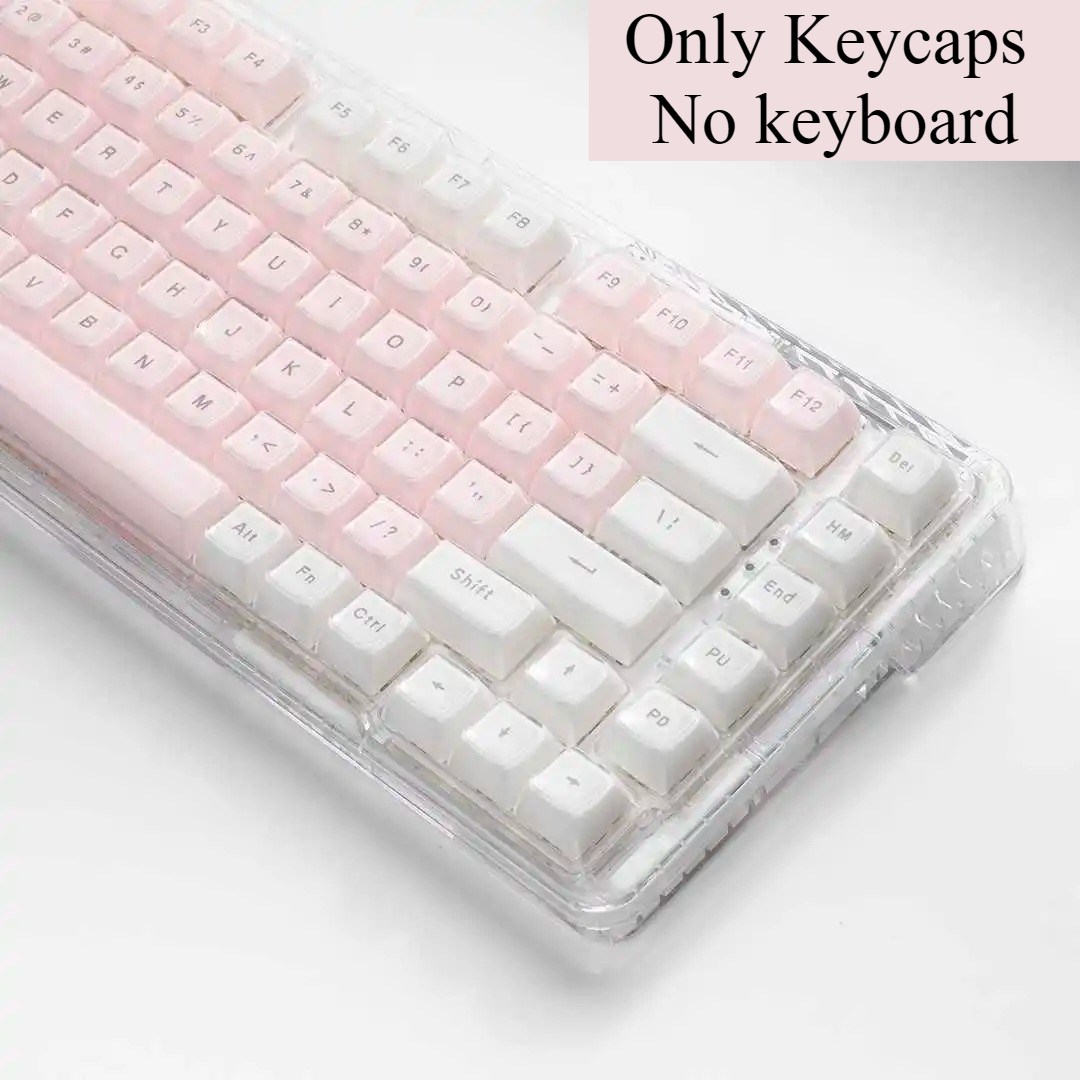 Kristal Şeffaf Tuş Başlıkları  - Pc Gaming Pink incelemesi ve fiyatı