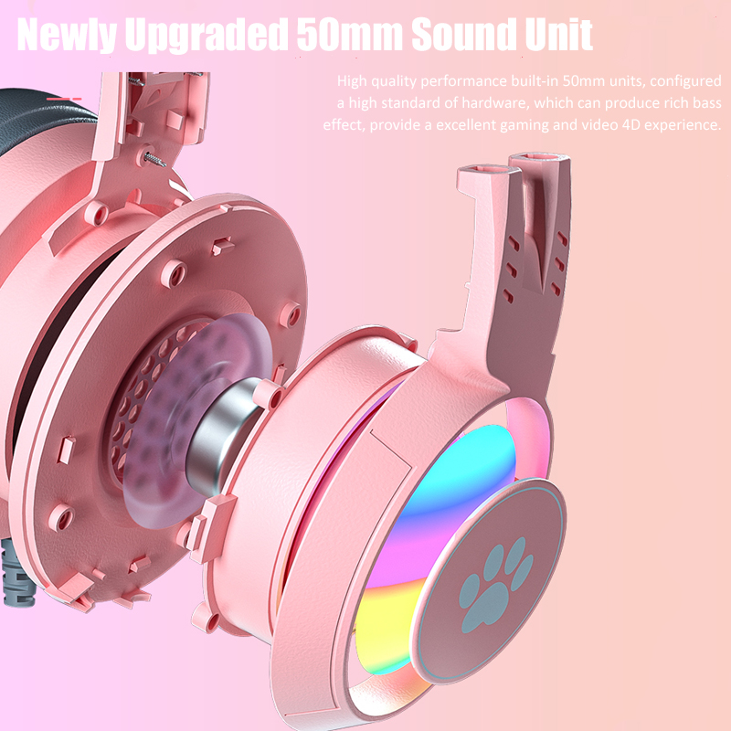 Sevimli kedi kulak oyun mikrof - Pc Gaming Pink incelemesi ve fiyatı