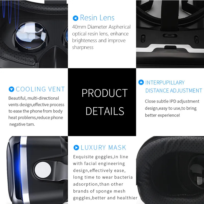 VR Shinecon 6.0 kulaklık sürüm - Vr Headset Pc incelemesi ve fiyatı